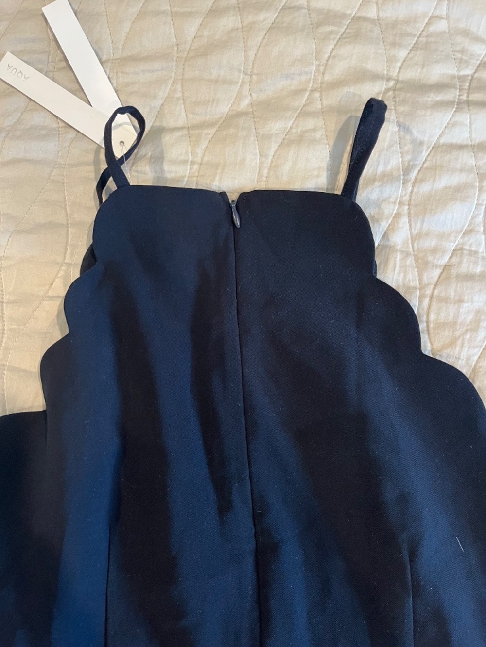 NEW Aqua High-Neck Romper Navy/White Size S - Picture 4 of 5
